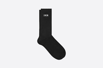 SOCKS WITH 'DIOR' EMBROIDERY