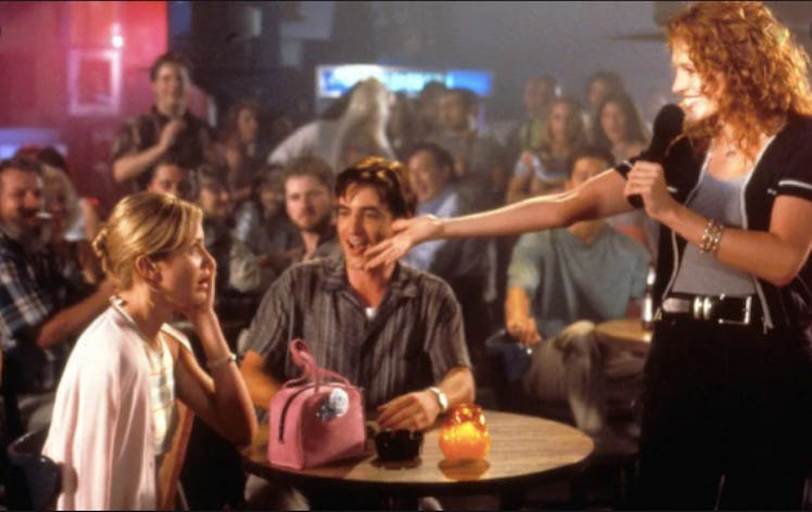 This karaoke scene is one of the dates inspired by classic movies you'll definitely want to try.