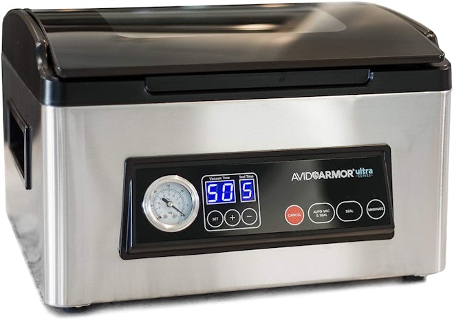 This chamber vacuum sealer is a bit cheaper but still highly rated.