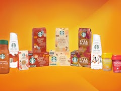 Starbucks' at-home fall 2020 products include a sweet and salty creamer. 