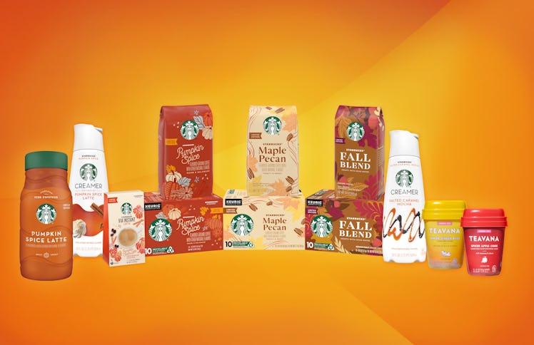 Starbucks' at-home fall 2020 products include a sweet and salty creamer.