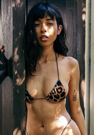 Miya Cheetah Micro Bikini Top