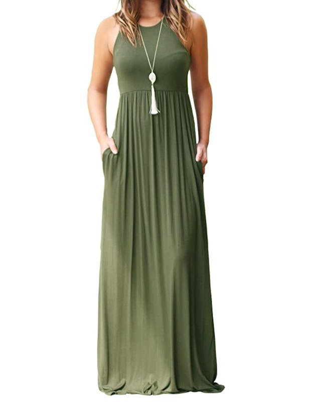 GRECERELLE Women's Long Dresses with Pockets