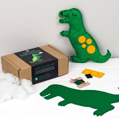 Dinosaur Sewing Felt Craft Kit, Laura Danby