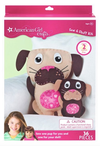American Girl Crafts Dogs Sew & Stuff Activity Kit