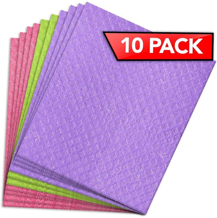 Pink Rhino Labs Swedish Dishcloths (10-Pack)