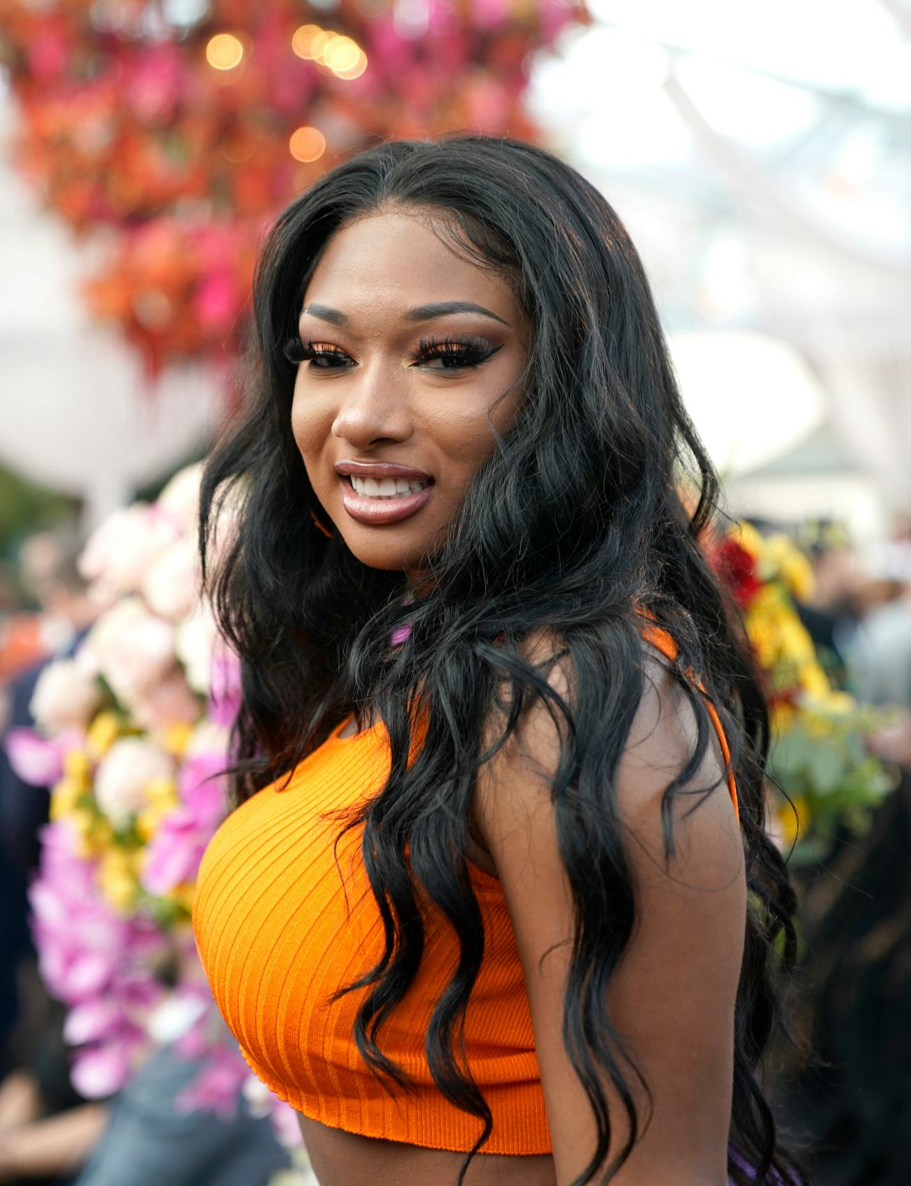 Megan Thee Stallion attends 2020 Roc Nation THE BRUNCH on January 25, 2020 in Los Angeles, Californi...
