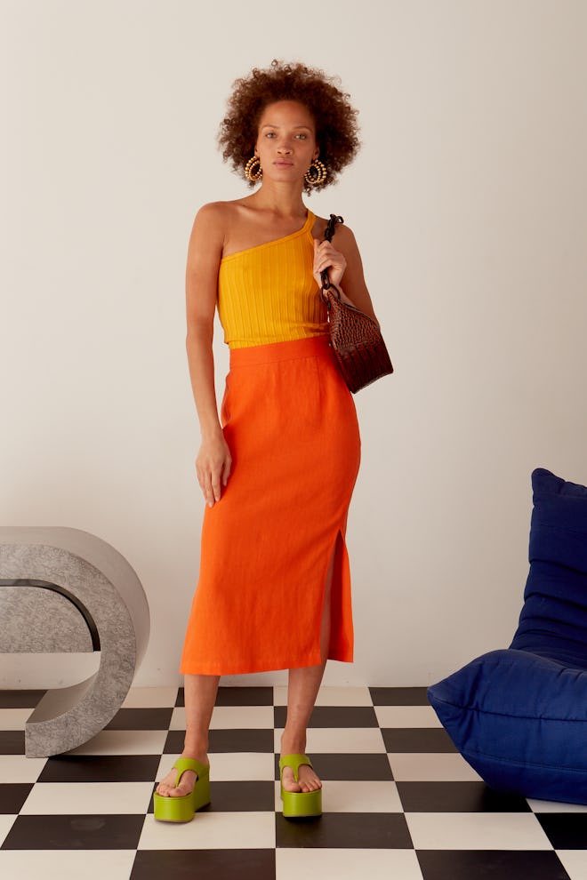 Prado Skirt Tangerine