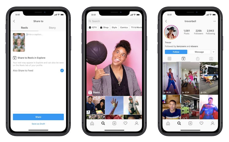 You can find Instagram Reels in a few different places on the app.