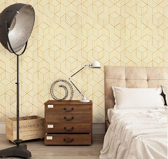 CoCoWind Hexagon Peel and Stick Wallpaper 