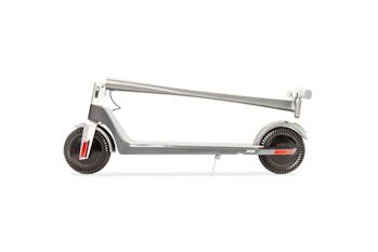 Model One scooter folded flat