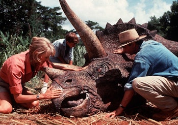 jurassic park triceratops scene