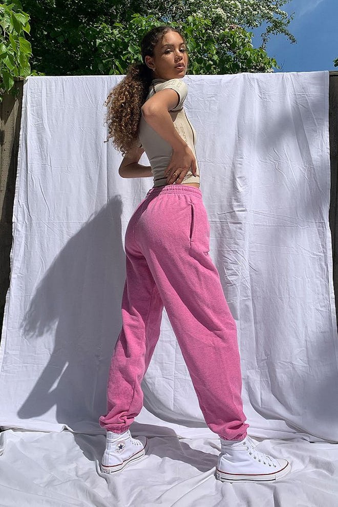 iets frans... Candy Pink Joggers