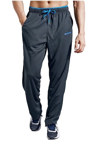 ZENGVEE Men's Sweatpants with Zipper Pockets