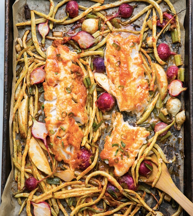 Sheet pan cod