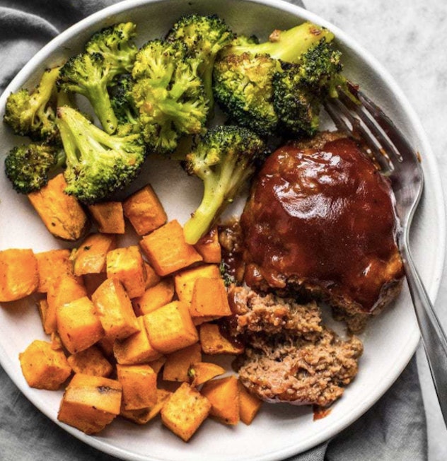 Sheet pan meatloaf