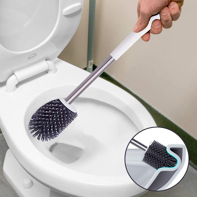 BOOMJOY Silicone Toilet Brush