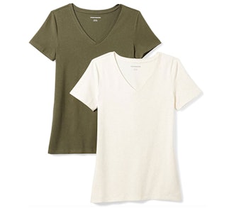 Amazon Essentials V-Neck T-Shirt (2-Pack)