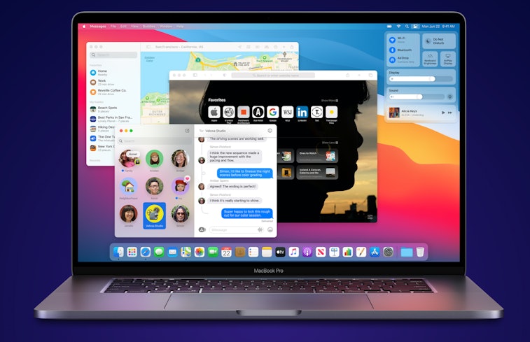 macOS Big Sur on a MacBook Pro