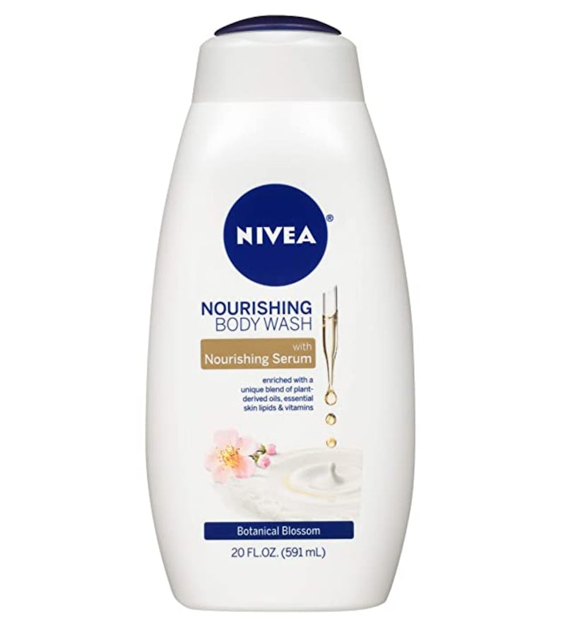 NIVEA Nourishing Botanical Blossom Body Wash with Nourishing Serum 