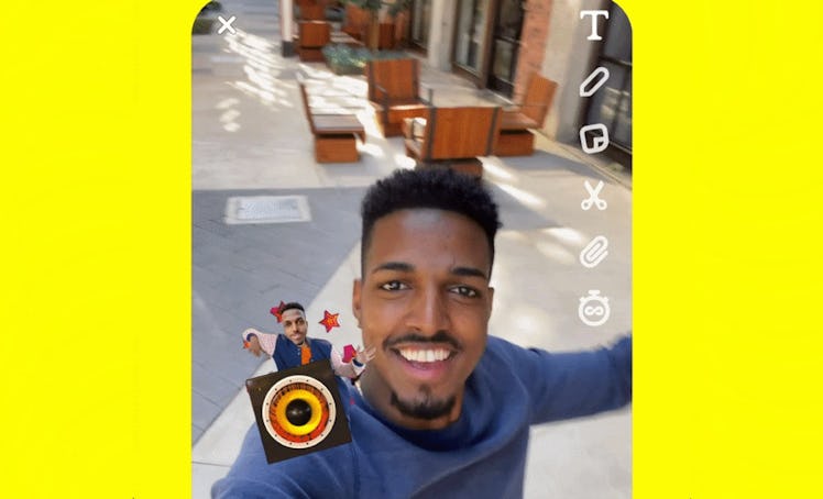 Here’s how to use Snapchat’s new Cameos Stickers.