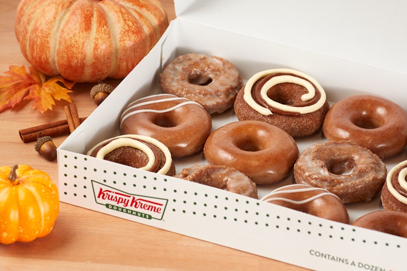 Krispy Kreme's Pumpkin Spice Donuts Are Back & There's A Brand New Flavor