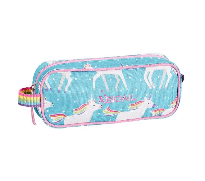 Aqua Unicorn Mackenzie Pencil Case