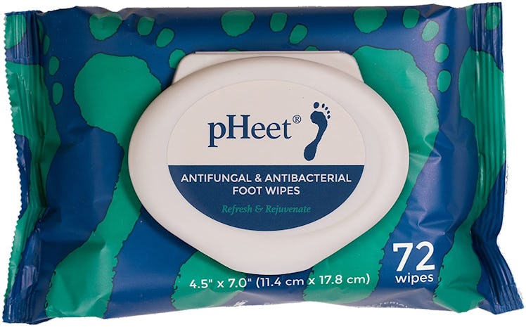 pHeet Antifungal & Antibacterial Foot Wipes (72 Count)