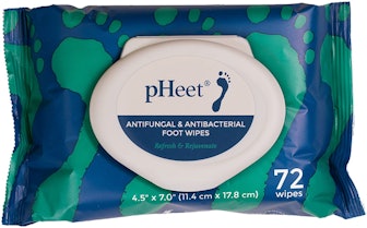 pHeet Antifungal & Antibacterial Foot Wipes (72-count)
