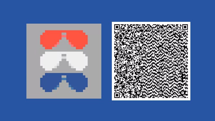QR code for the sunglasses flag.