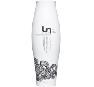 This Unwash conditioner is the best anti-frizz co-wash for fine hair.