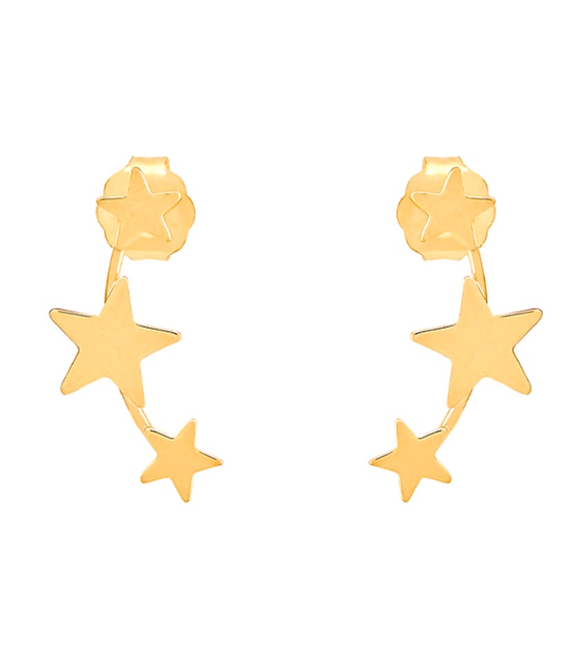 Three Star Climber Earrings