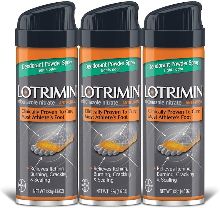 Lotrimin AF Athlete’s Foot Deodorant Powder Spray, 4.6 oz. (3-Pack)