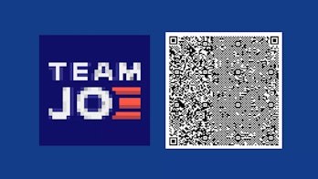 QR code for the Team Joe sign.