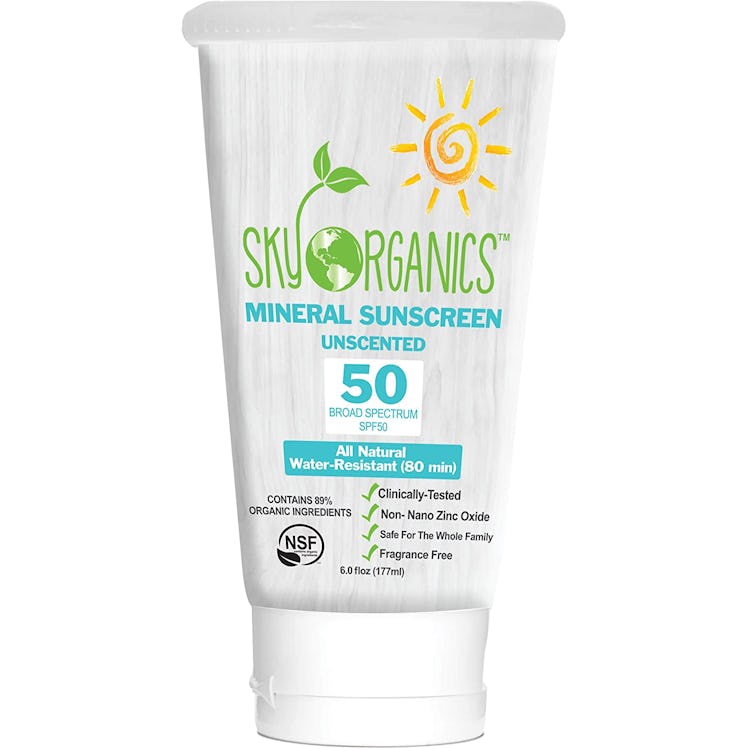 Sky Organics Unscented Mineral Sunscreen SPF 50