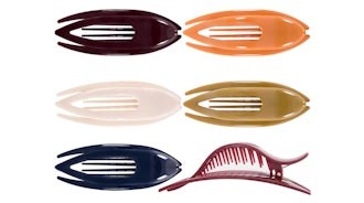This RC Roche set includes some of the best comb hair clips for thick hair.