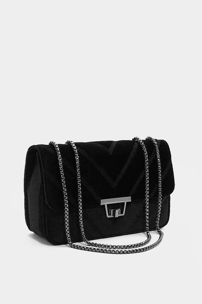 Nasty Gal Want Luxe Good Babe Velvet Bag