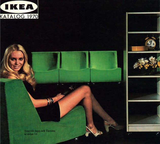 Cover of IKEA catalog from 1970