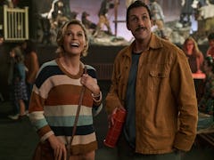 Julie Bowen and Adam Sandler in 'Hubie Halloween'