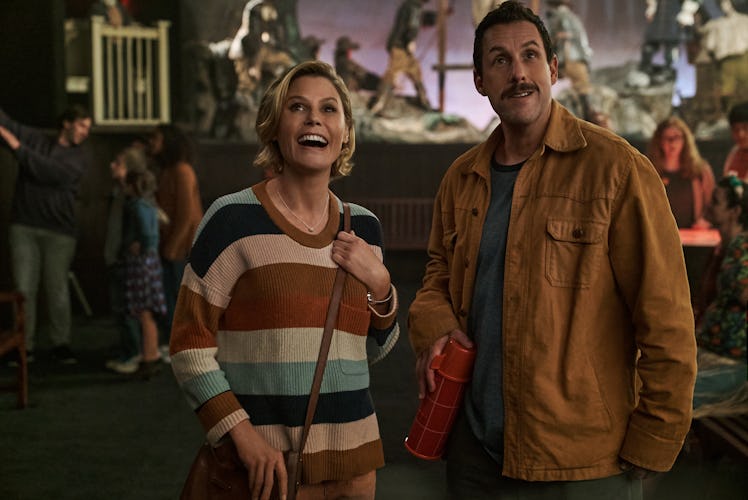 Julie Bowen and Adam Sandler in 'Hubie Halloween'