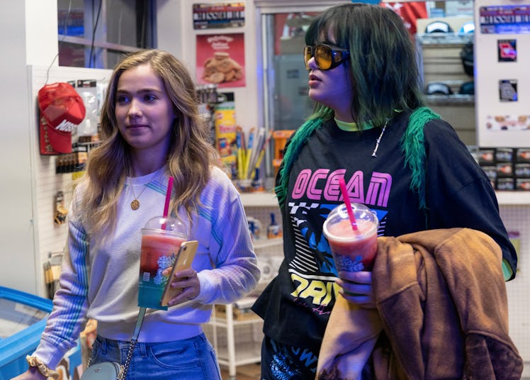 Haley Lu Richardson and Barbie Ferreira in Rachel Lee Goldenberg's 'Unpregnant'
