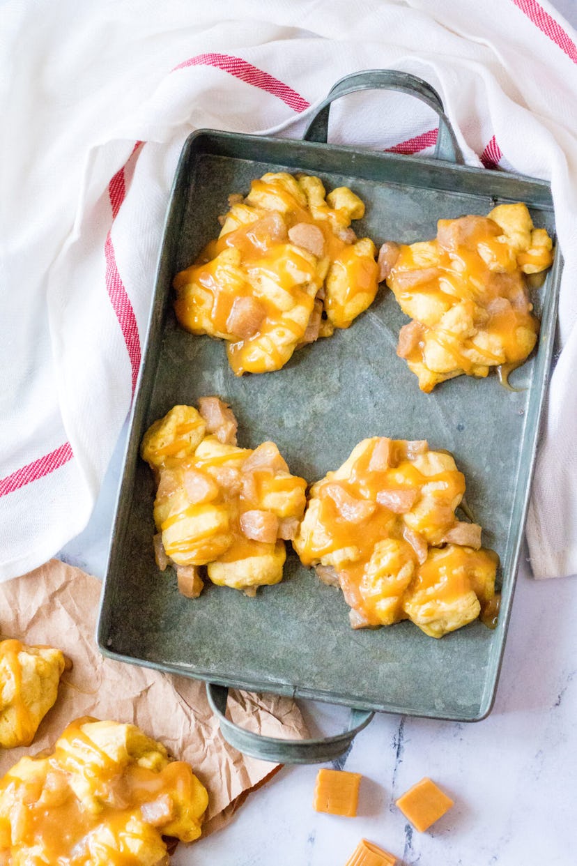 caramel apple fritters