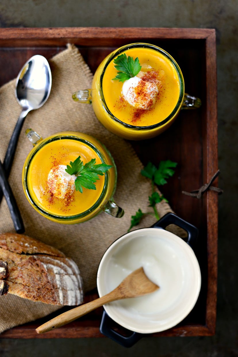 curried apple butternut squash soup