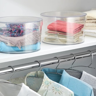 iDesign Clarity Storage Box With Lid