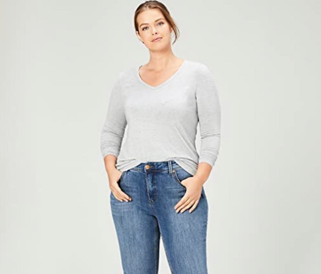 Daily Ritual Plus Size V-Neck Top