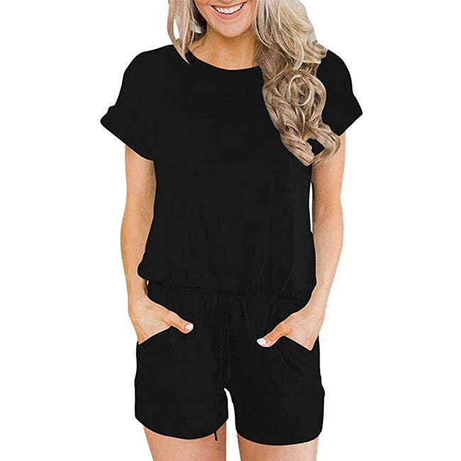 ANRABESS Short Sleeve Jumpsuit