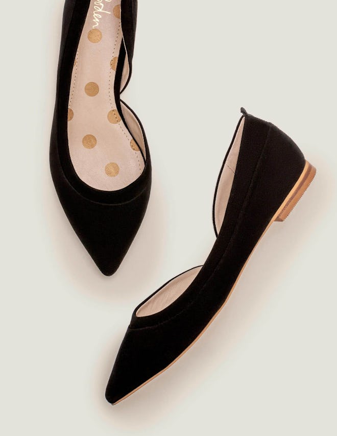 Sophia Pointed Flats - Black