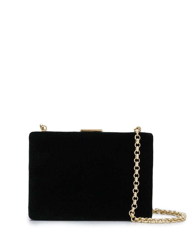 Anya Hindmarch Flat Velvet Clutch