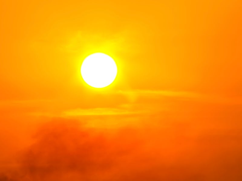 Global warming from the sun and burning, Heatwave hot sun, Climate change, Heatwave hot sun, Heat st...