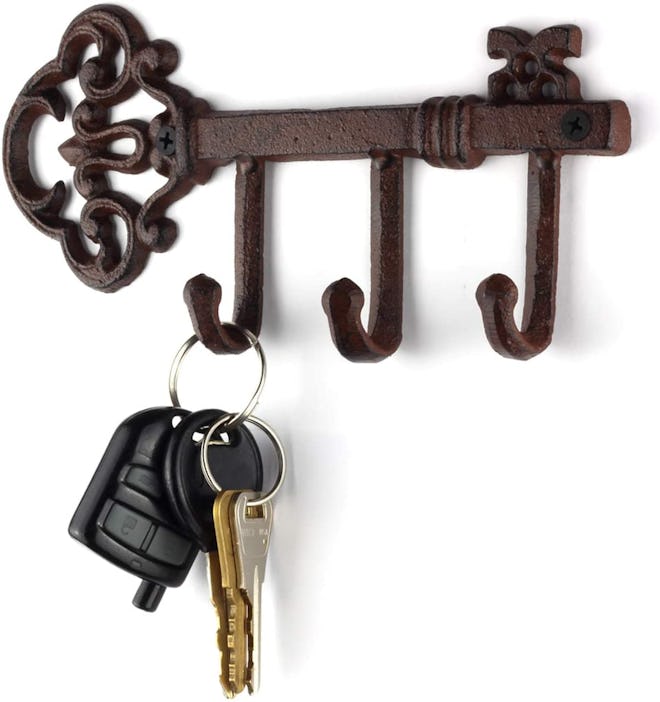 LULIND Wall-Mounted Rustic Key Holder